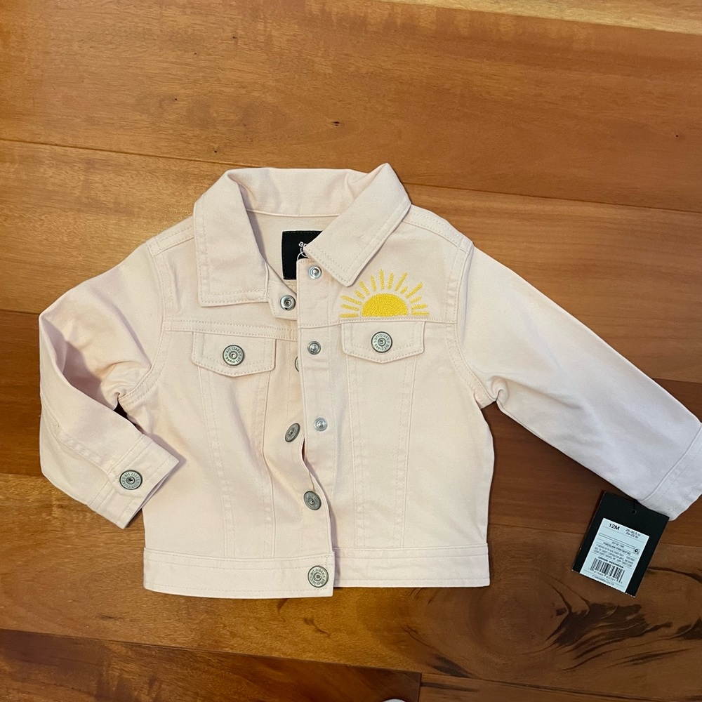 New pink jean jacket!